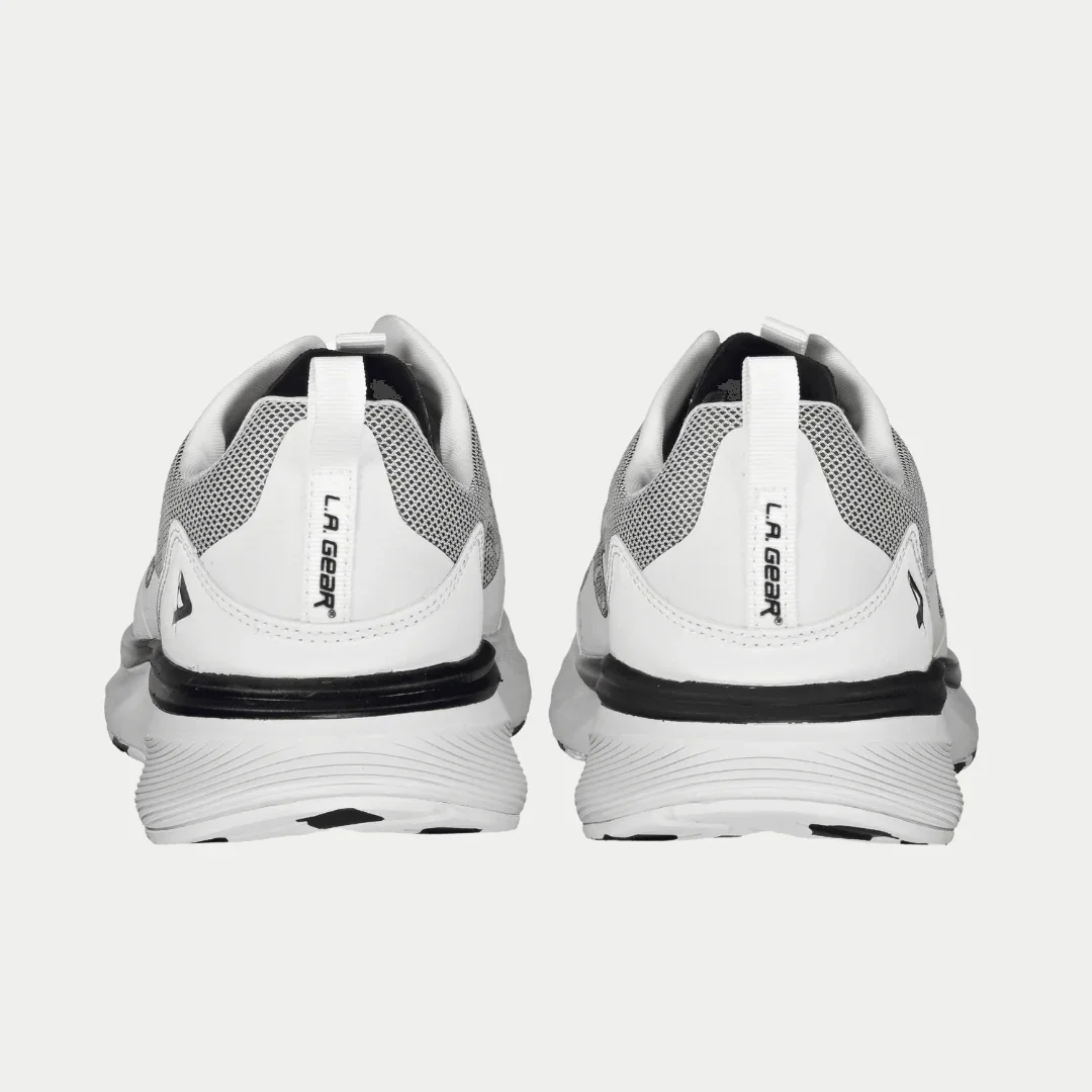 LA Gear Men's Highland Lowtop | White x Black - Image 6